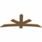 Ekena Millwork Alberta Smooth Timber Gable Bracket, Western Red Cedar, 72"W x 30"H x 1 1/2"D x 5 1/2"F, 10/12 Pitch GBW072X30X0206ALB00SWR - alternate 4